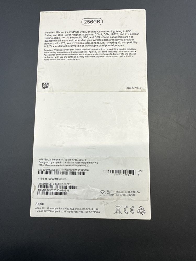 iphone Xs 256GB