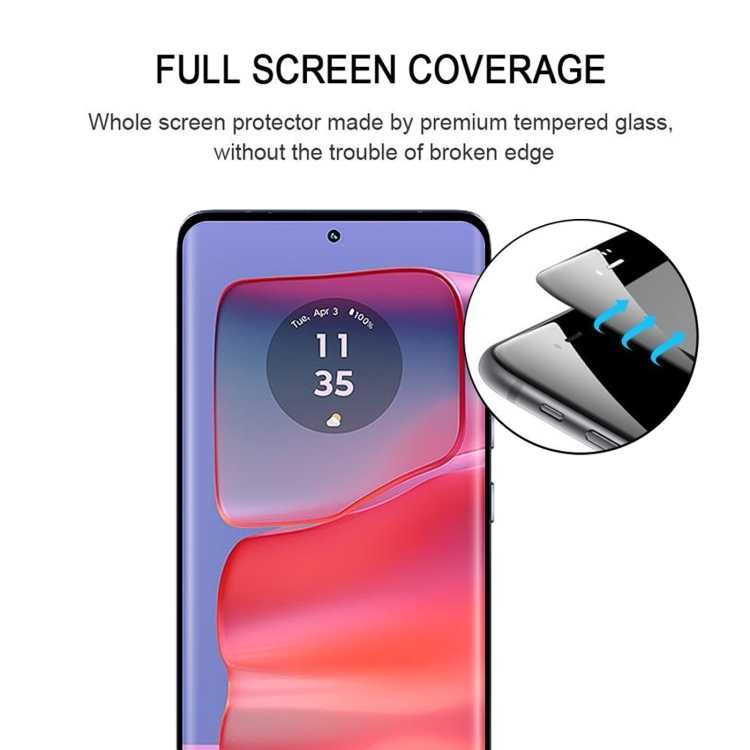 Извит закален стъклен протектор за Motorola Edge 50 Pro Ultra Fusion
