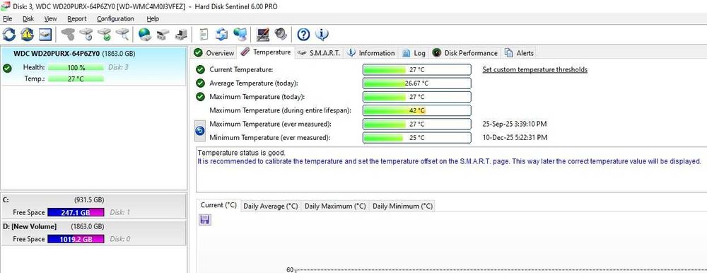 Hard disk desktop Western Digital WD Purple 3.5 2TB 5400rpm 64MB SATA3