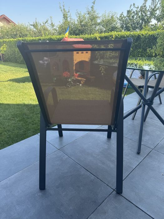 Set terasa masa cu doua scaune