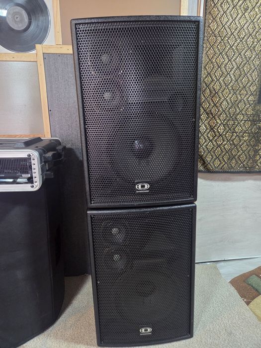 Vand boxe Dynacord cp 12-3 și amplificator  Labgrupen IP 1350