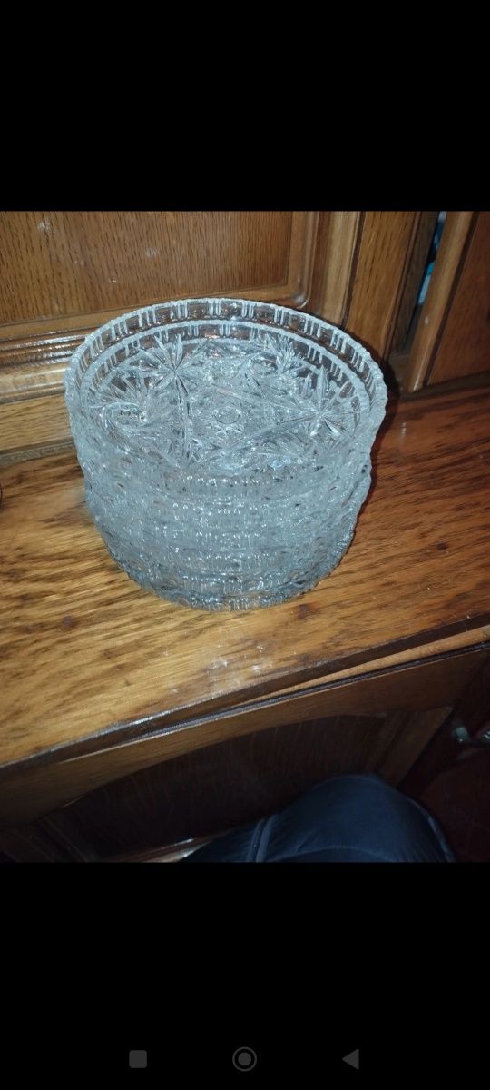 Farfurii cristal lucrat manual xx