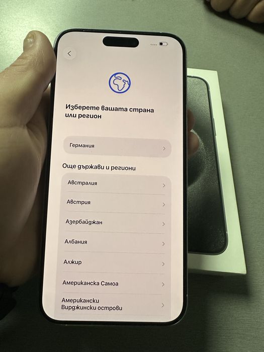 Iphone 15 pro max 256GB бял