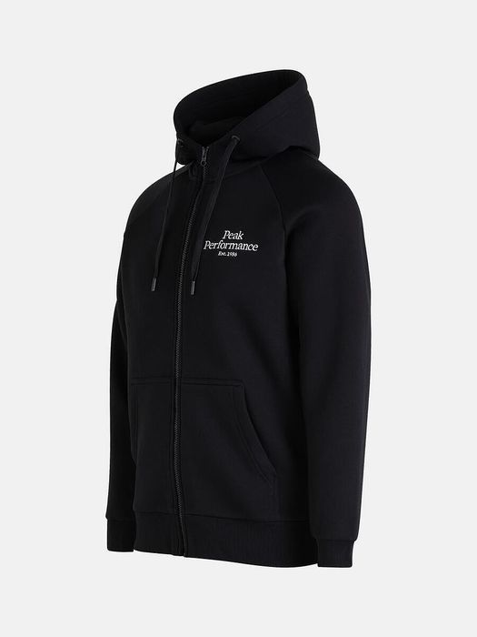 Спортно Горнище Peak Performance S Original Zip Hood-Black