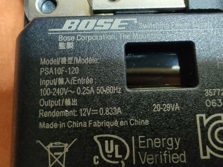 Adaptor alimentator 12V 0.833A Bose si dock SoundLink Mini Charger