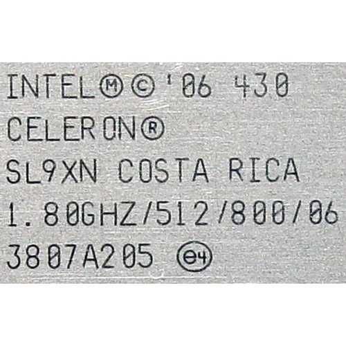 Intel celeron sl9xn costa rica