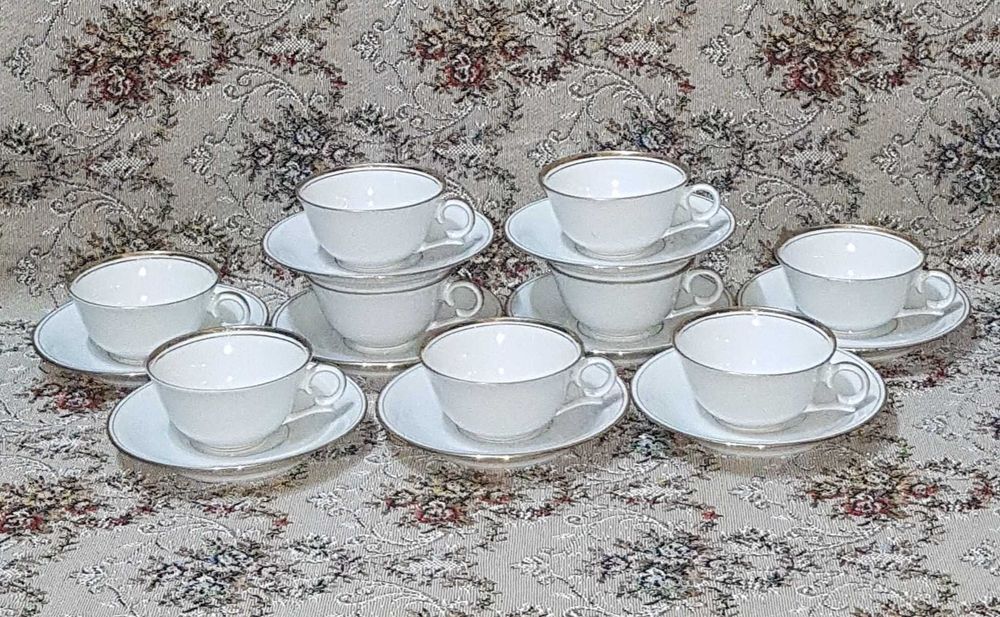 Старинен порцеланов сервиз за кафе- Франция