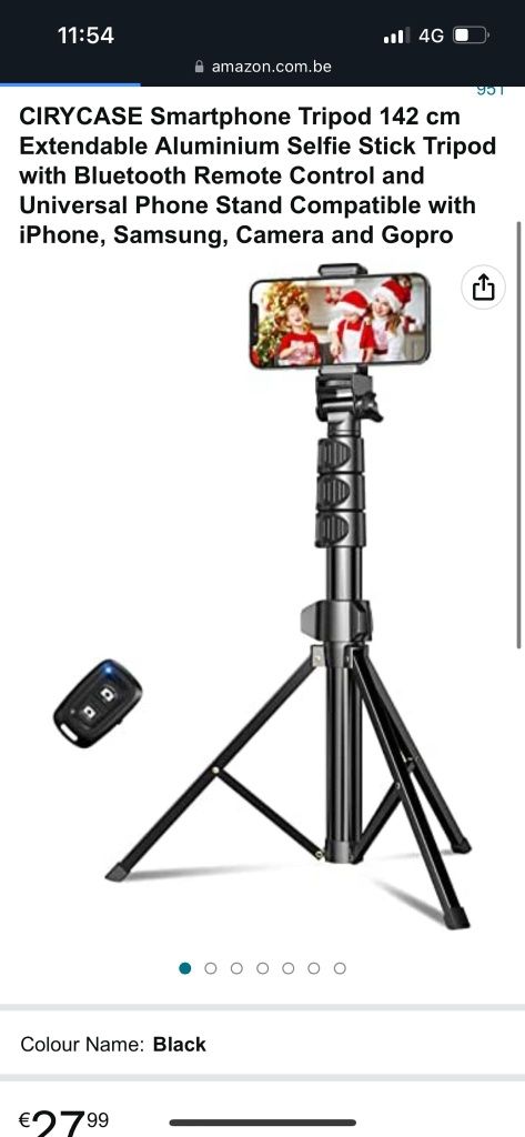 Selfie stick și Tripod multifuncțional