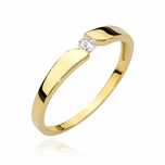 Inel Aur 14 k cu diamante model nou deosebit ARJEWELS