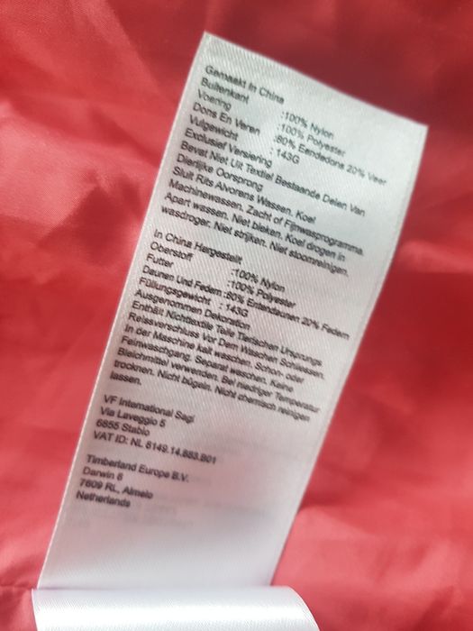 Timberland down jacket за ръст 160-165