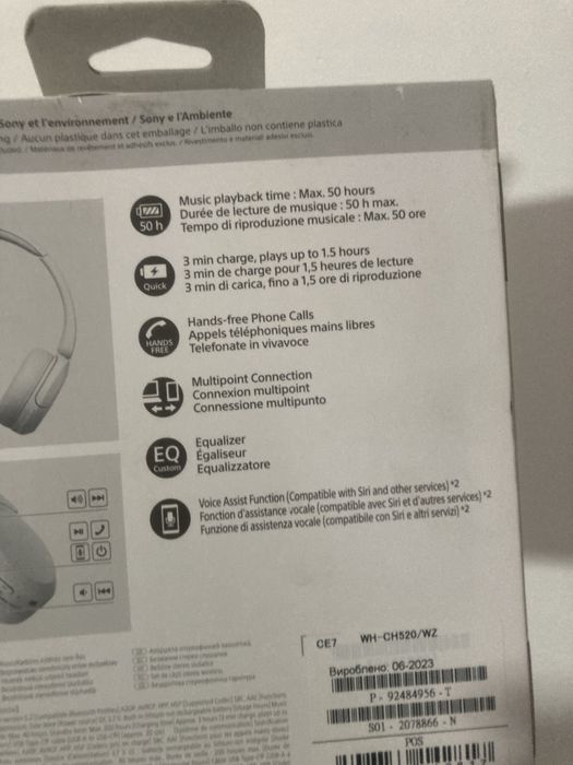 Casti wireless sony wh ch520