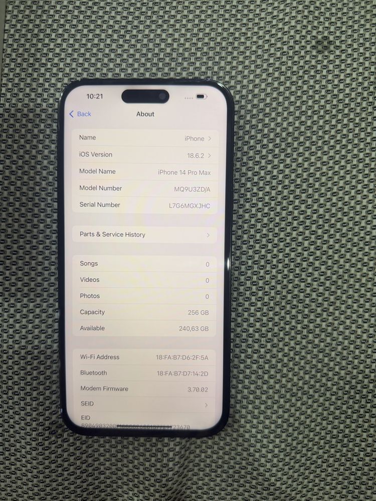 iPhone 14 Pro Max Space black 256Gb