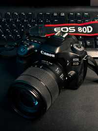 Зеркальный фотоаппарат Canon EOS 80D + китовый объектив EF-S 18-135mm