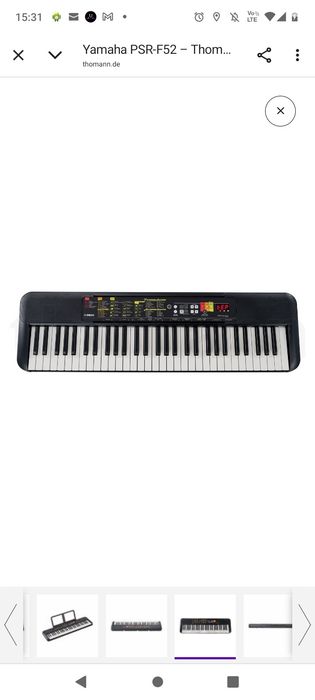 Vând Orga Yamaha F52 450 lei