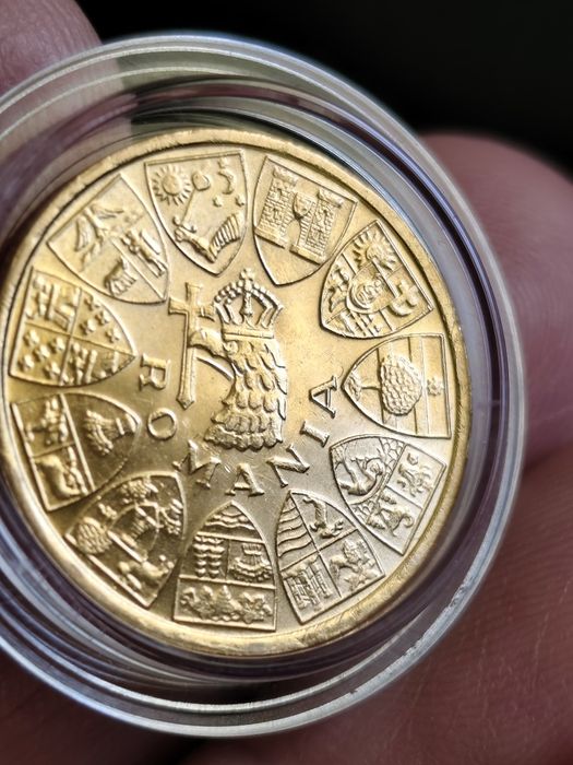 20 леи 1944 год, Кралство Румъния, злато тегло 6.55 гр,900/1000 (21.6к