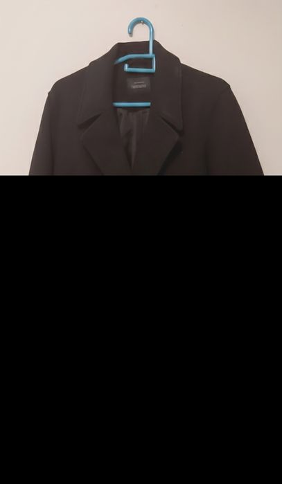 Пальто черное осеннее