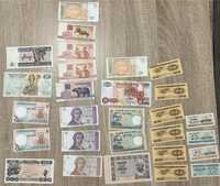 Lot bancnote străine (28 bancnote)