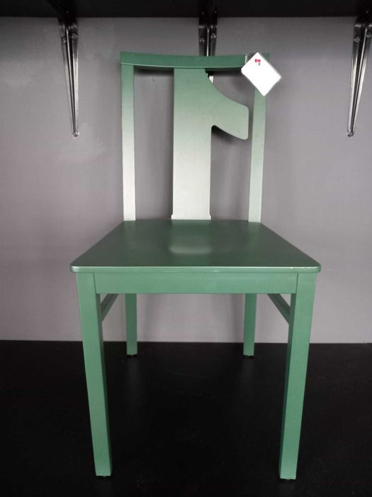 Scaun restaurant lemn verde 1 bucata