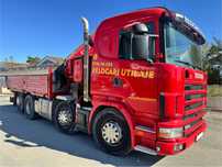 Scania R480 Camion cu Macara - Scania R164 GB 8x2 NB480