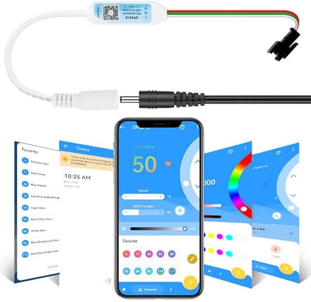 Bluetooth Контроллер SP621E для адресной светодиодной ленты