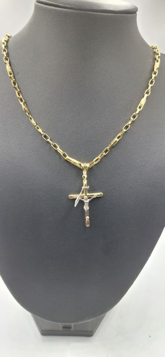 Lanț Aur 14 K 8,94 Gr 55 Cm#48300 Pandant Aur 14 K 1,61 Gr #48301