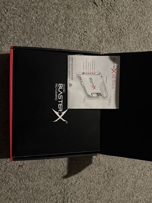 Placa de sunet soundblaster ae5 plus creative