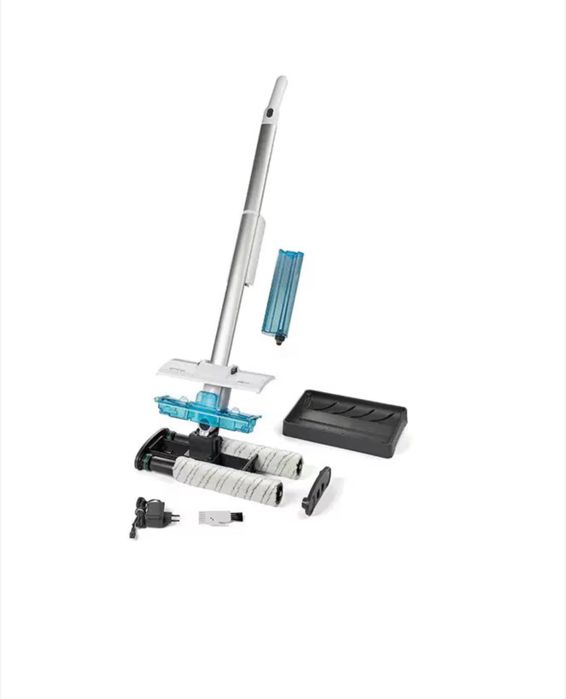 Електрически моп GORENJE PureGlide SFC144W, 0.35л, 14.4V, бял-сребрист