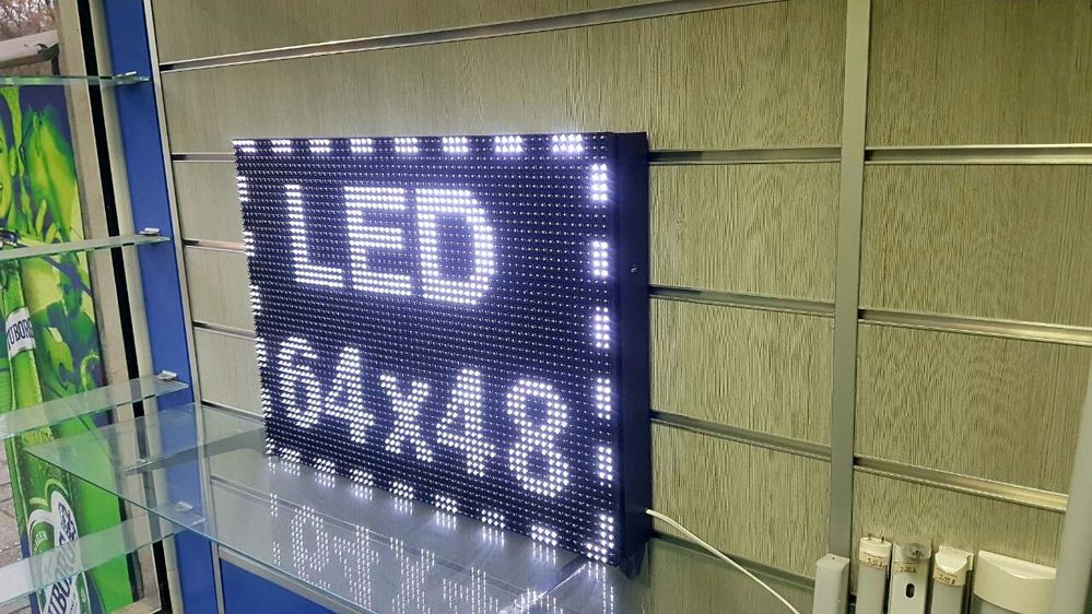 LED Информационна табела, LED светещо табло реклама табели