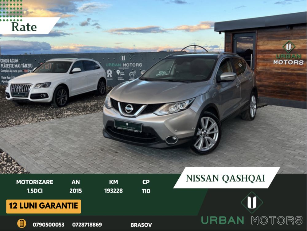 Nissan Qashqai 1.5DCi Piele Navi Pano Cam360 Lane Assist GARANTIE/RATE