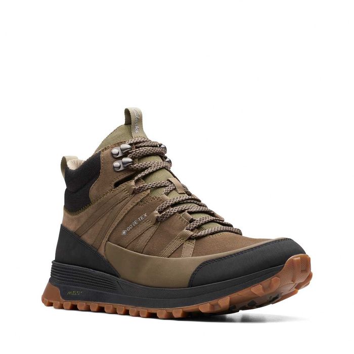Ghete Clarks Atl Trek Rise Gtx Gore-tex Suede Kaki