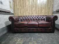 Chesterfield - canapea piele naturala
