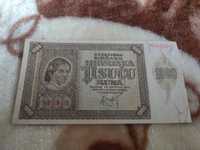 Bancnota 1000 Kuna 1941 Croația