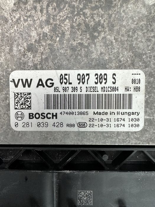 Ecu motor Audi : 05L907309S / 0281039428, A4 A5 A6 A7 Q5