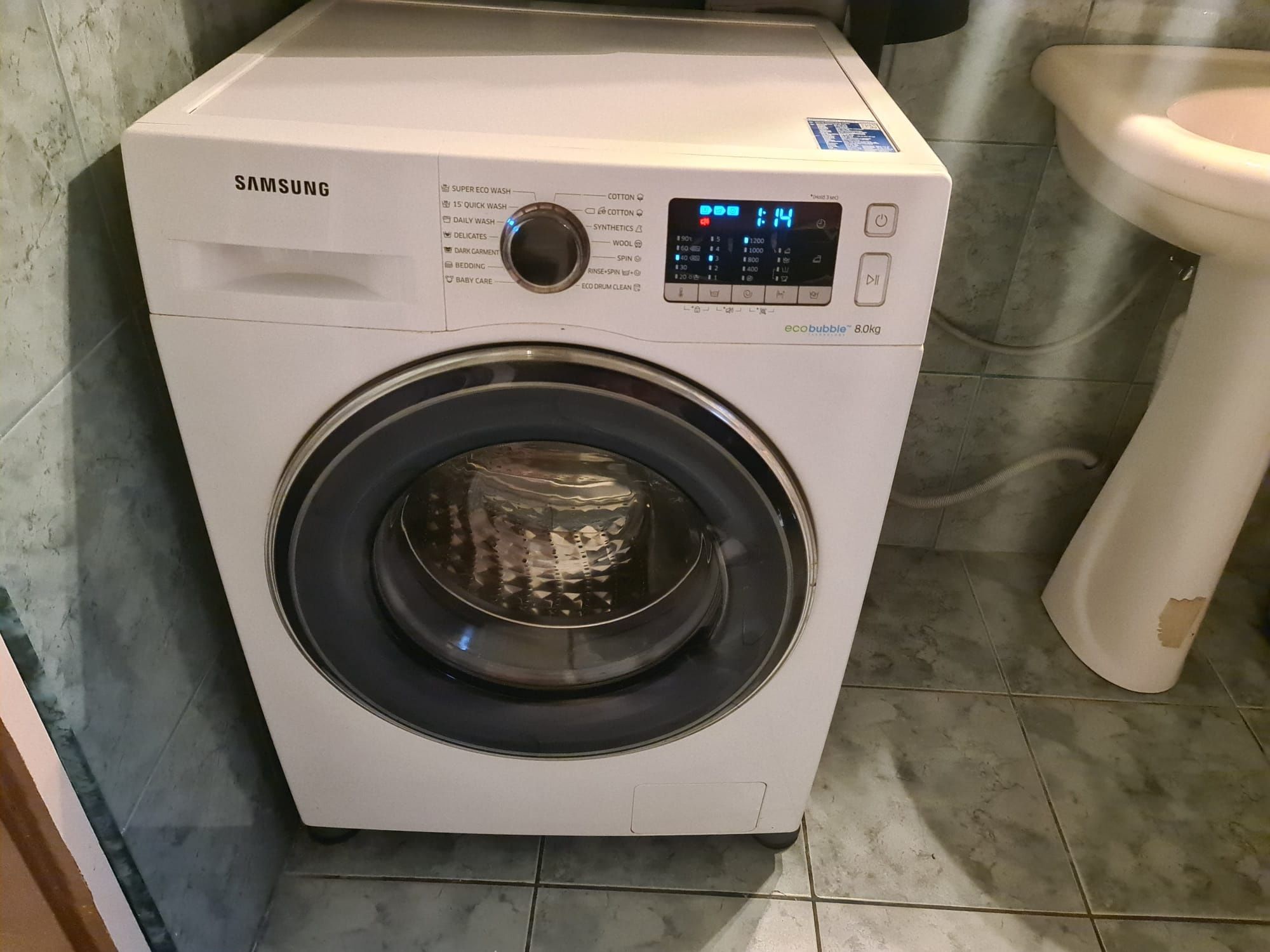 Mașină de spălat rufe Samsung Ecco Bubble 8 kg