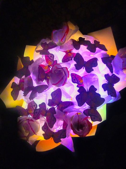 Букеты с бабочками