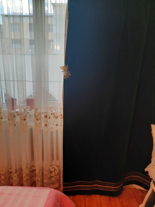 Draperii si husa de pat din catifea