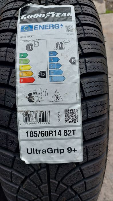 Нови гуми 185/60/14 Goodyear Ultragrip 9+ 2 броя