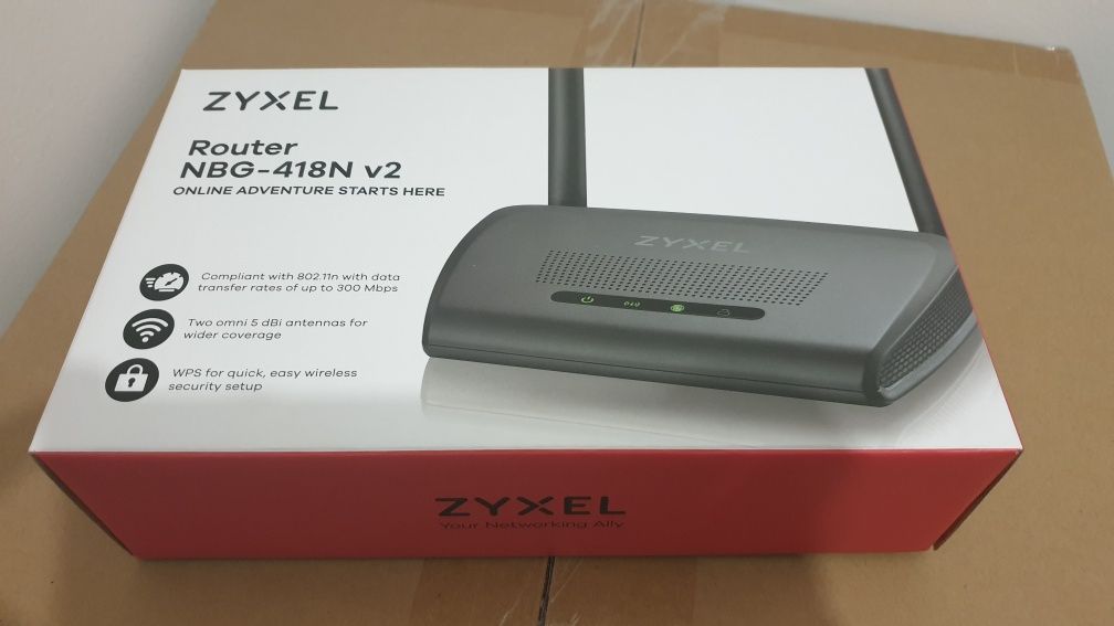 Wi-Fi роутер ZYXEL NBG-418N v2