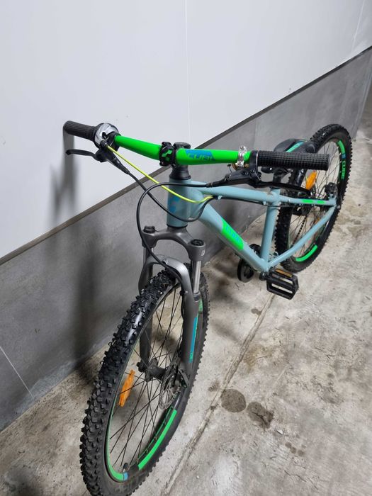 Bicicletă pentru copii Cube - Mărime mică, gri/albastru/galben