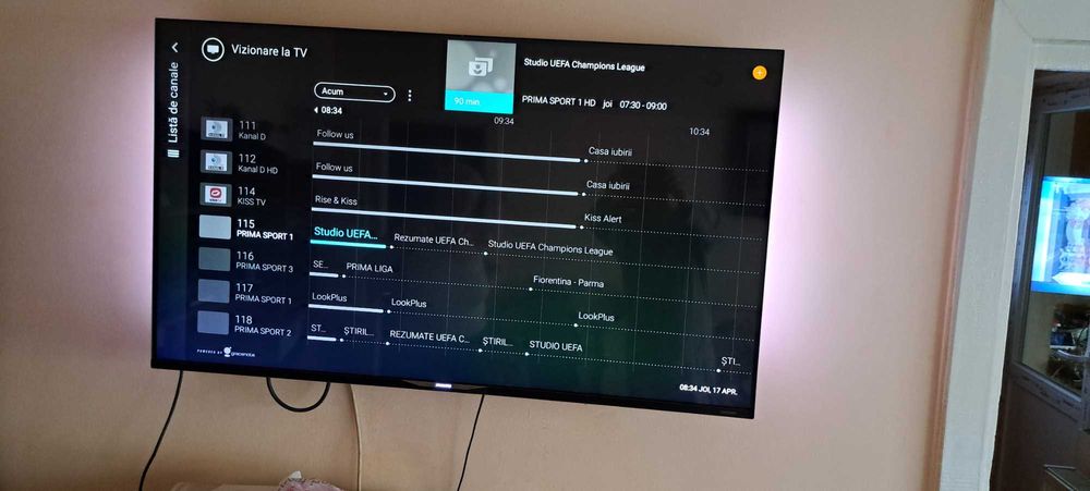 Philips  smart 49PUS7909  4K UHD Android Philips ambilight 123 cm ,