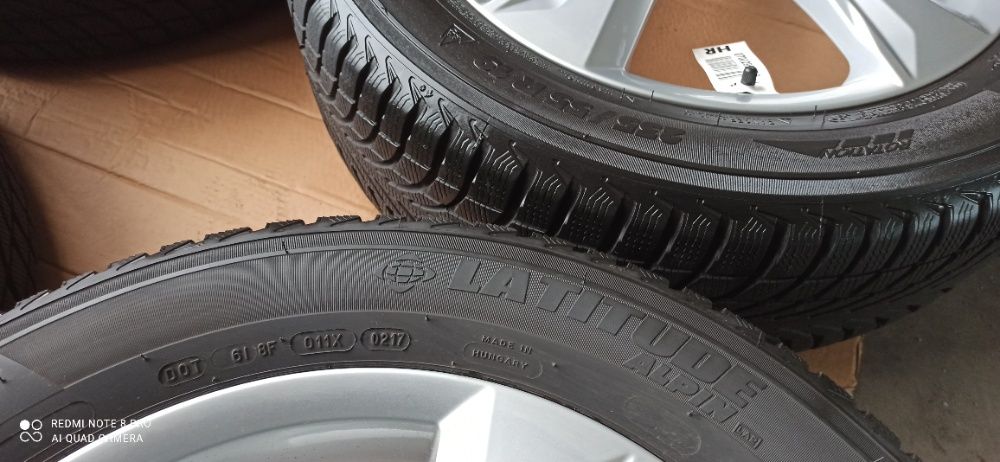 Jante Audi Q5  anvelope iarna Michelin Alpin 235 55 19