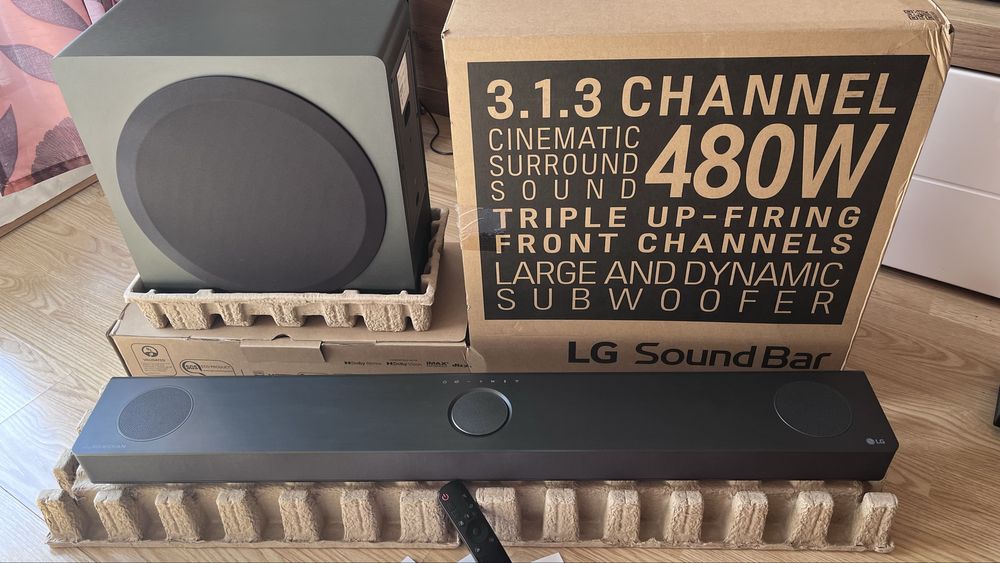 LG Soundbar 3.1.3 480W MERIDIAN Dolby Atmos 29.11.2024 Гаранция