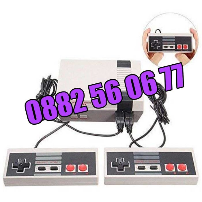 Телевизионна игра с вградени 620 игри, ретро тв игра с два джойстика