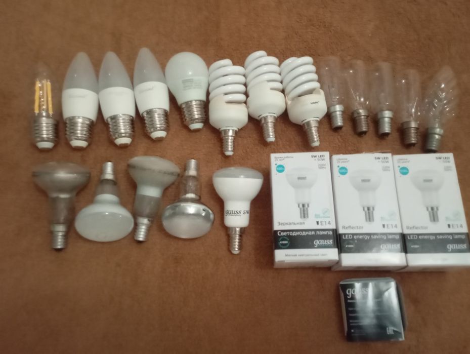 Продам электрические лампочки