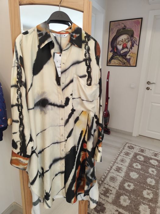 Rochie Zara Ediție Limitată nouă Mătase naturala