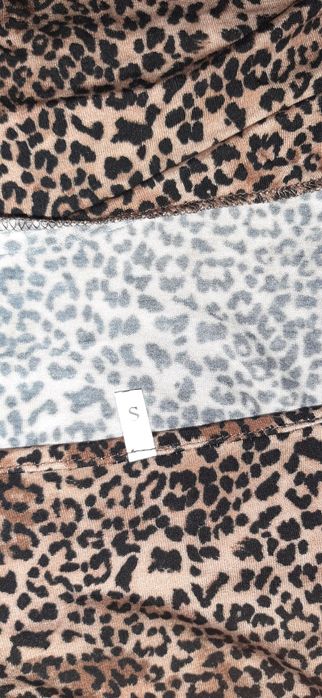 Rochie marimea S animal print cu siret inlaterale