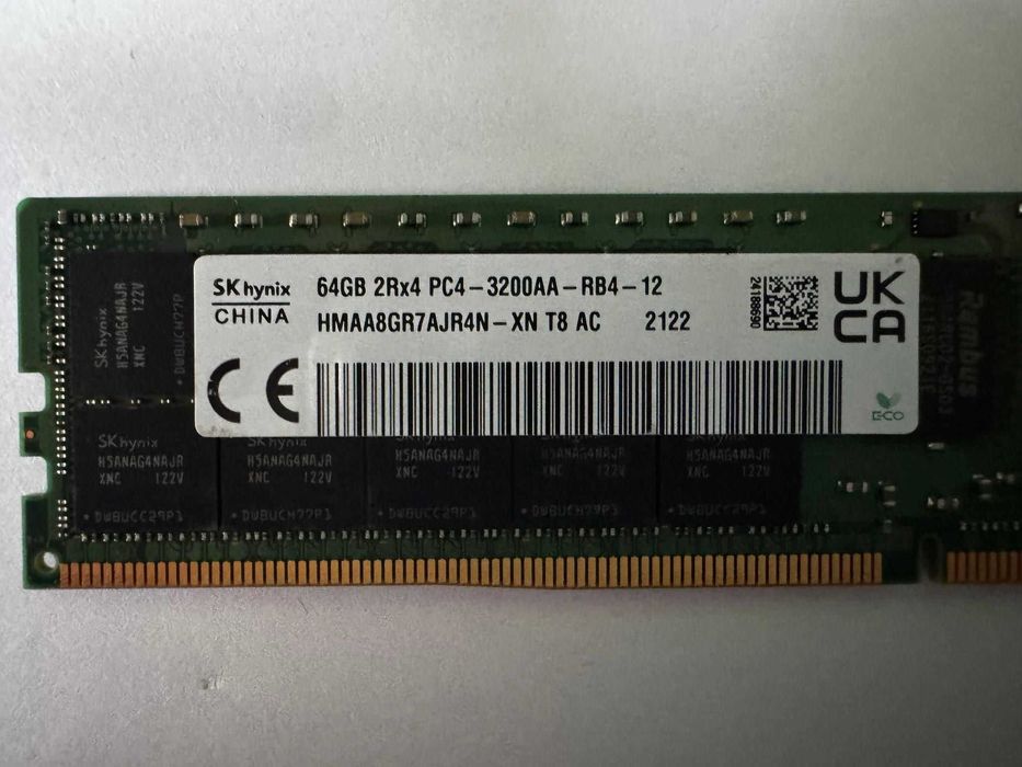 Memorii ram 64gb ddr4 ecc workstation server samsung hynix micron