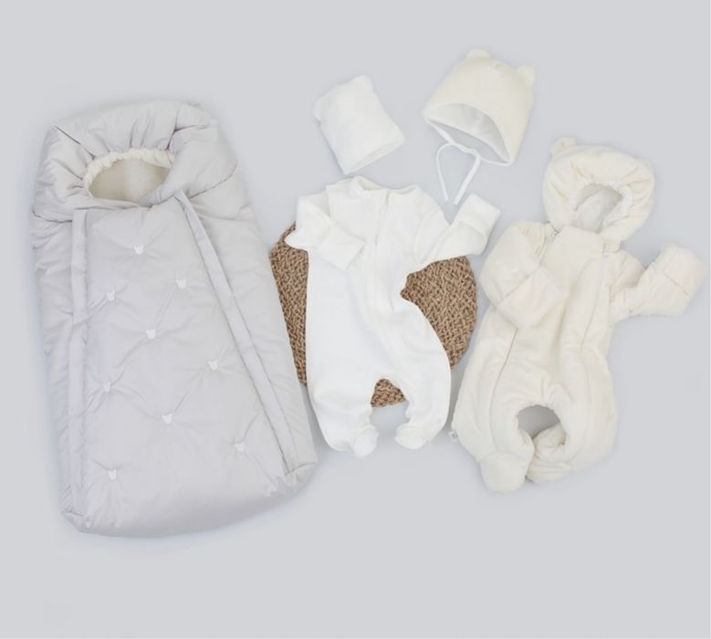 Зимний комплект на выписку и для прогулок Kinder Litto