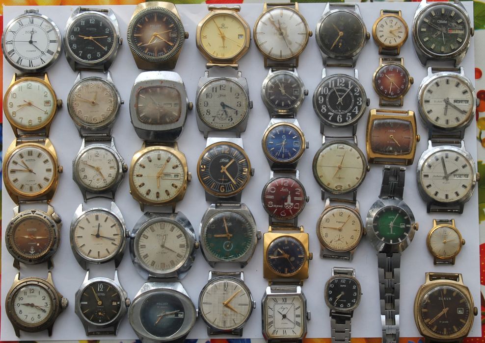 Продам механические часы разных марок периода СССР.