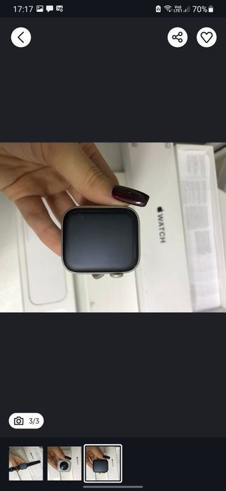 Apple Watch SE 44 мм (GPS